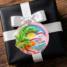 CRUISE SHIP with PALM TREE Ornament