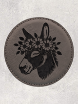 A COASTER SET - ANIMALS & FLOWERS