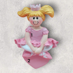 BALLET PRINCESS Ornament - BLONDE