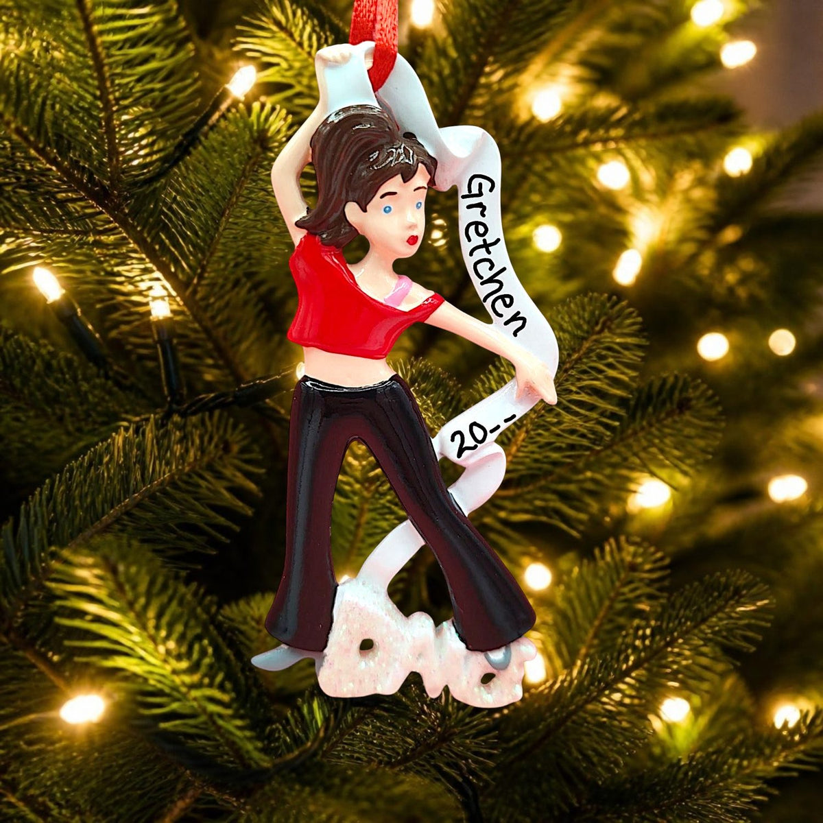 DANCER with RIBBON Ornament