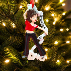 DANCER with RIBBON Ornament