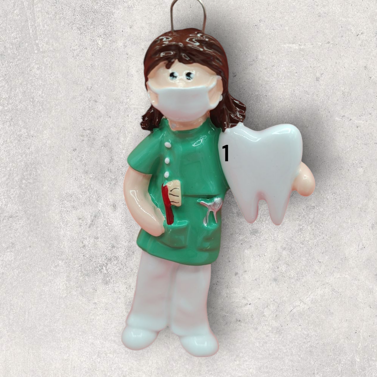 DENTIST or HYGIENIST Ornament - FEMALE