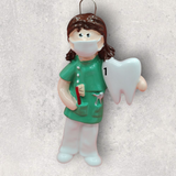 DENTIST or HYGIENIST Ornament - FEMALE