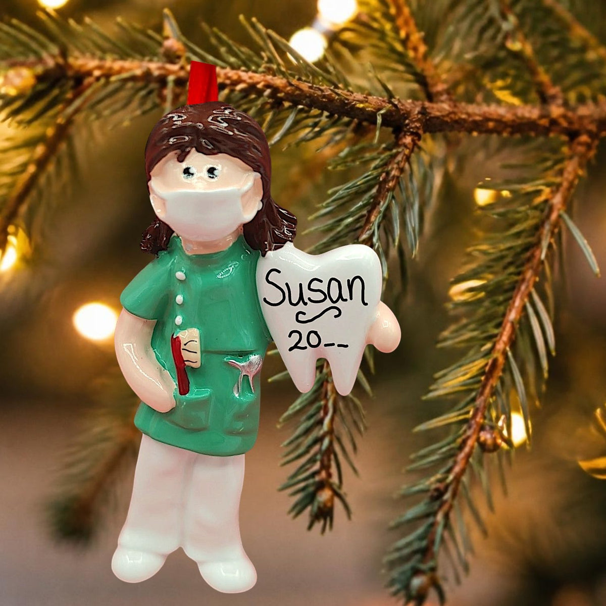 Dentist or Hygienist Ornament - Female