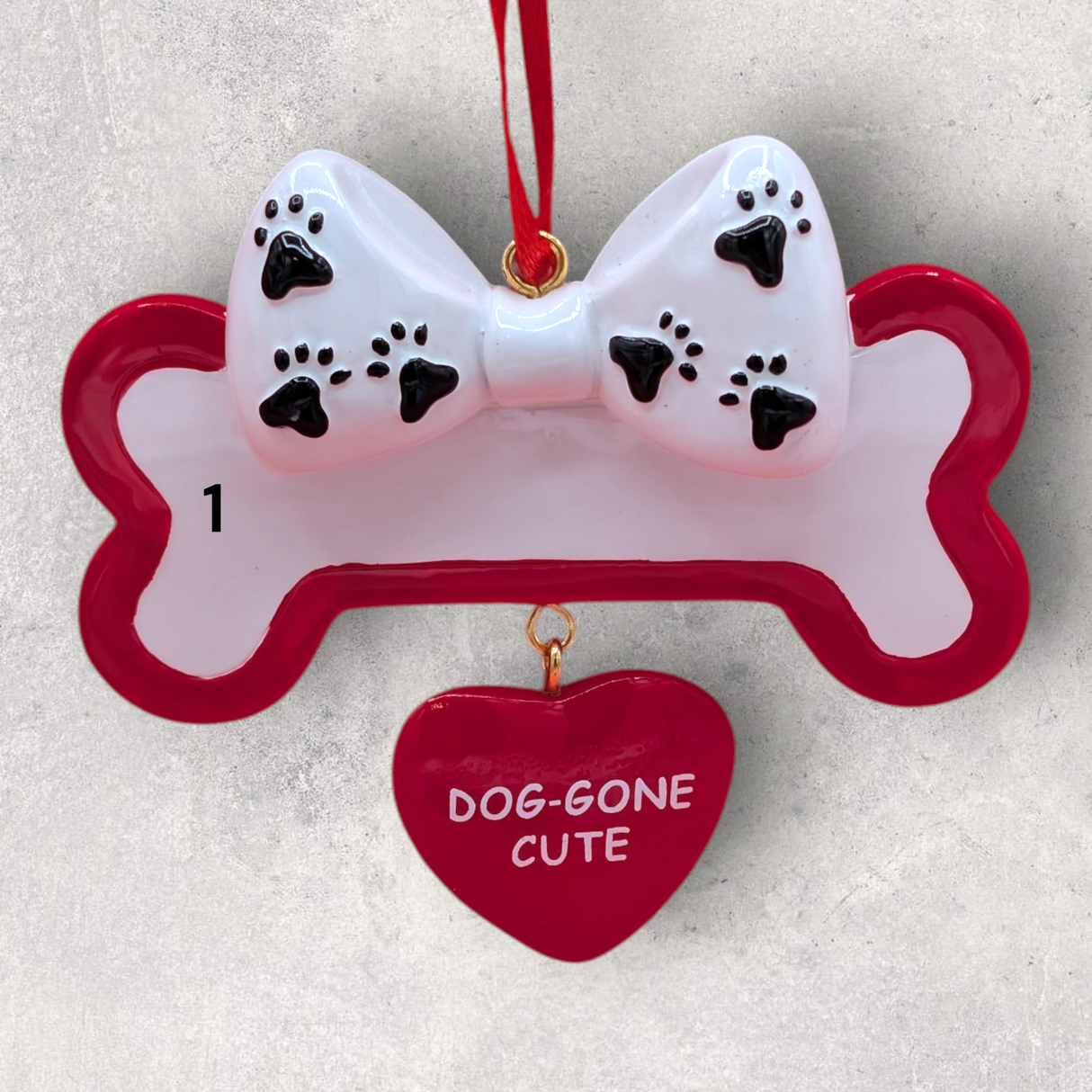 DOG-GONE CUTE BONE Ornament