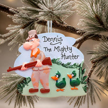 HUNTING Ornament - COMICAL DUCK HUNTER