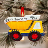 Dump Truck Ornament