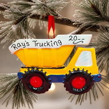 Dump Truck Ornament