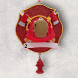 FIREFIGHTING Ornament - HAT & SHIELD