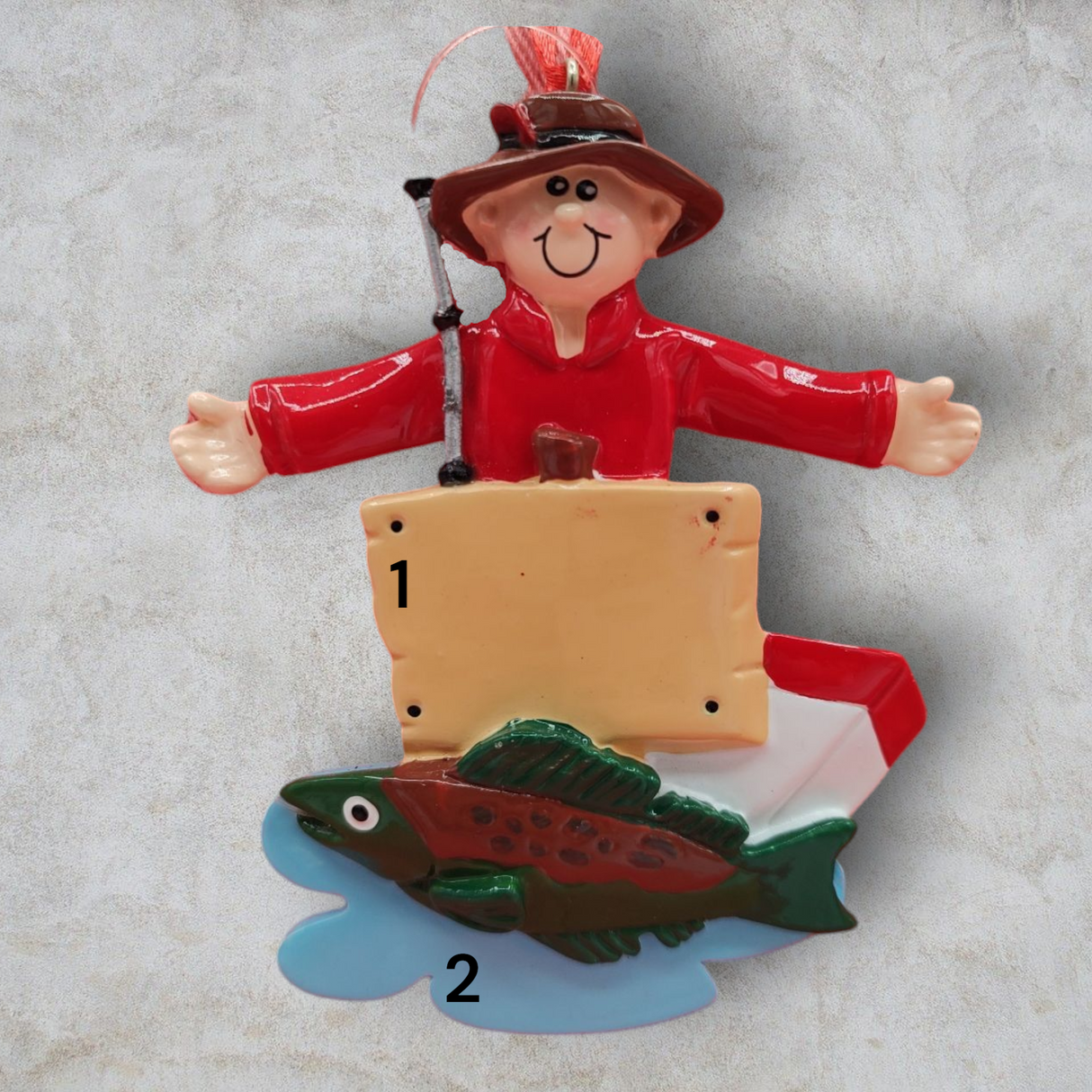 FISH TALES (It was THIS big!!) Ornament