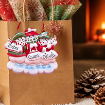 Snow Friends Ornament (3 Names)