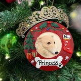 DOGS - GREYHOUND (FAWN) - Red Wreath