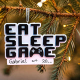 GAMER - "EAT/SLEEP/GAME" Ornament