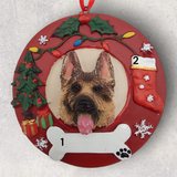 DOGS - GERMAN SHEPHERD (TAN & BLACK) - Red Wreath
