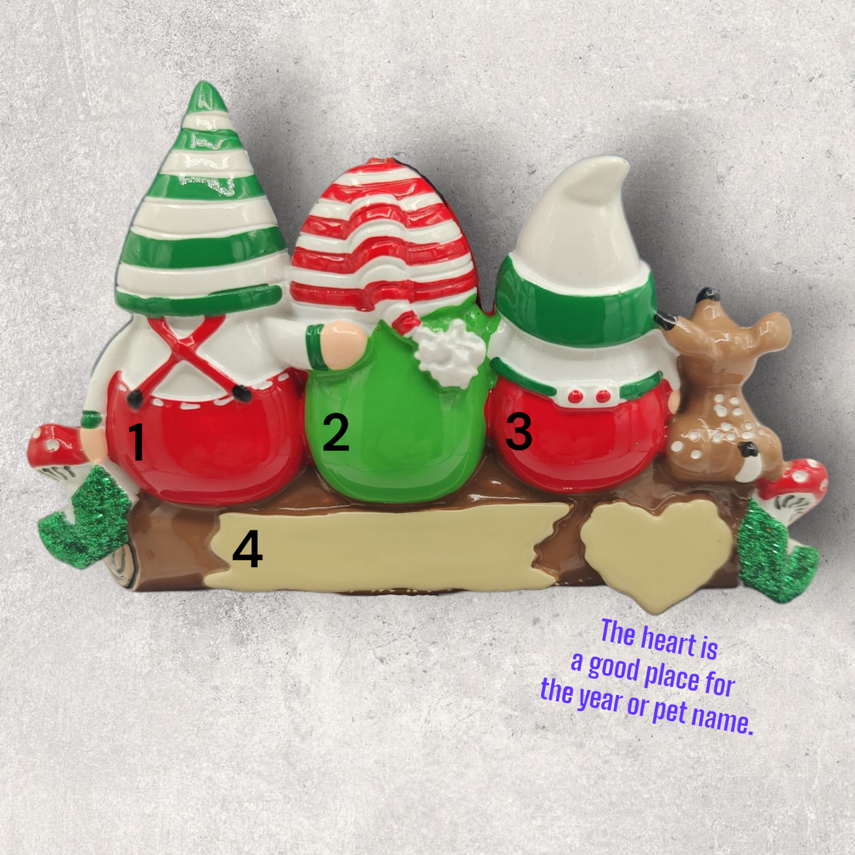 3 GNOMES Ornament
