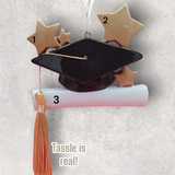 GRADUATION Ornament - CAP & TASSEL