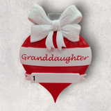 GRANDDAUGHTER Ornament