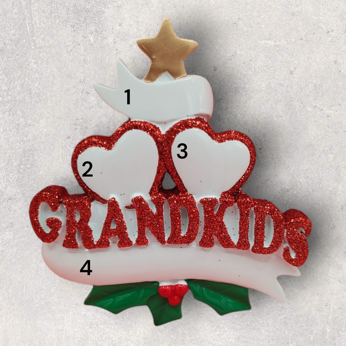 2 GRANDKIDS Ornament