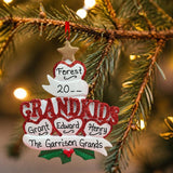 Grandkids Ornament (4 Names)