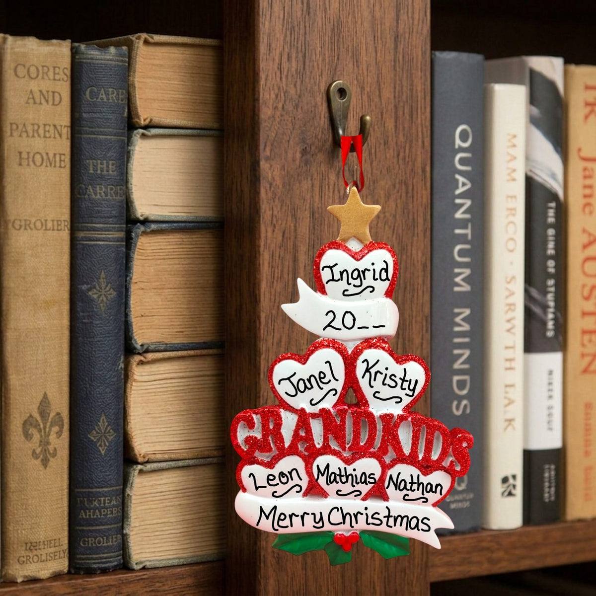 Grandkids Ornament (6 Names)