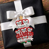 Grandkids Ornament (8 Names)
