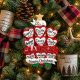 Grandkids Ornament (9 Names)