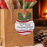 CHRISTMAS BALL Ornament - WIDE STRIPE