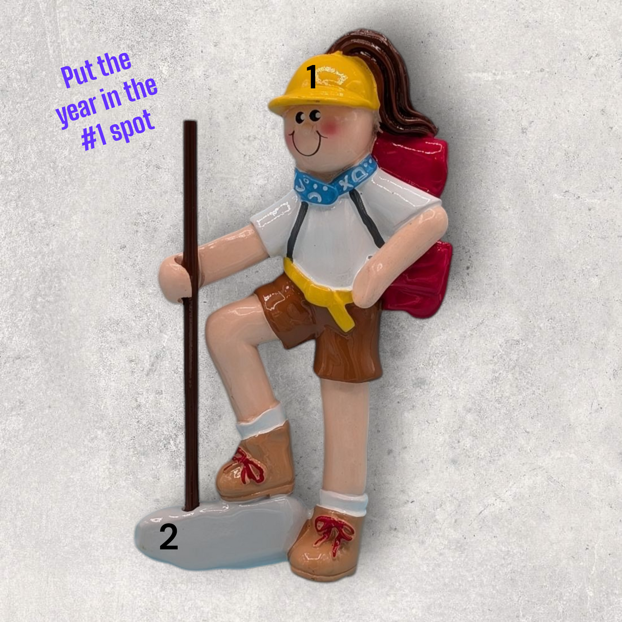 HIKER Ornament - FEMALE