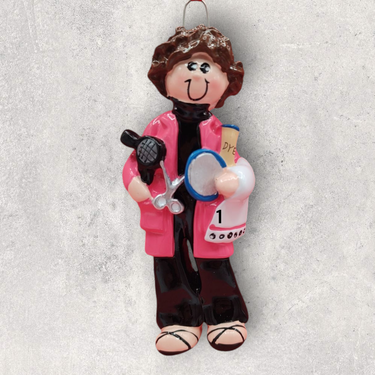 HAIRSTYLIST Ornament - PINK SMOCK