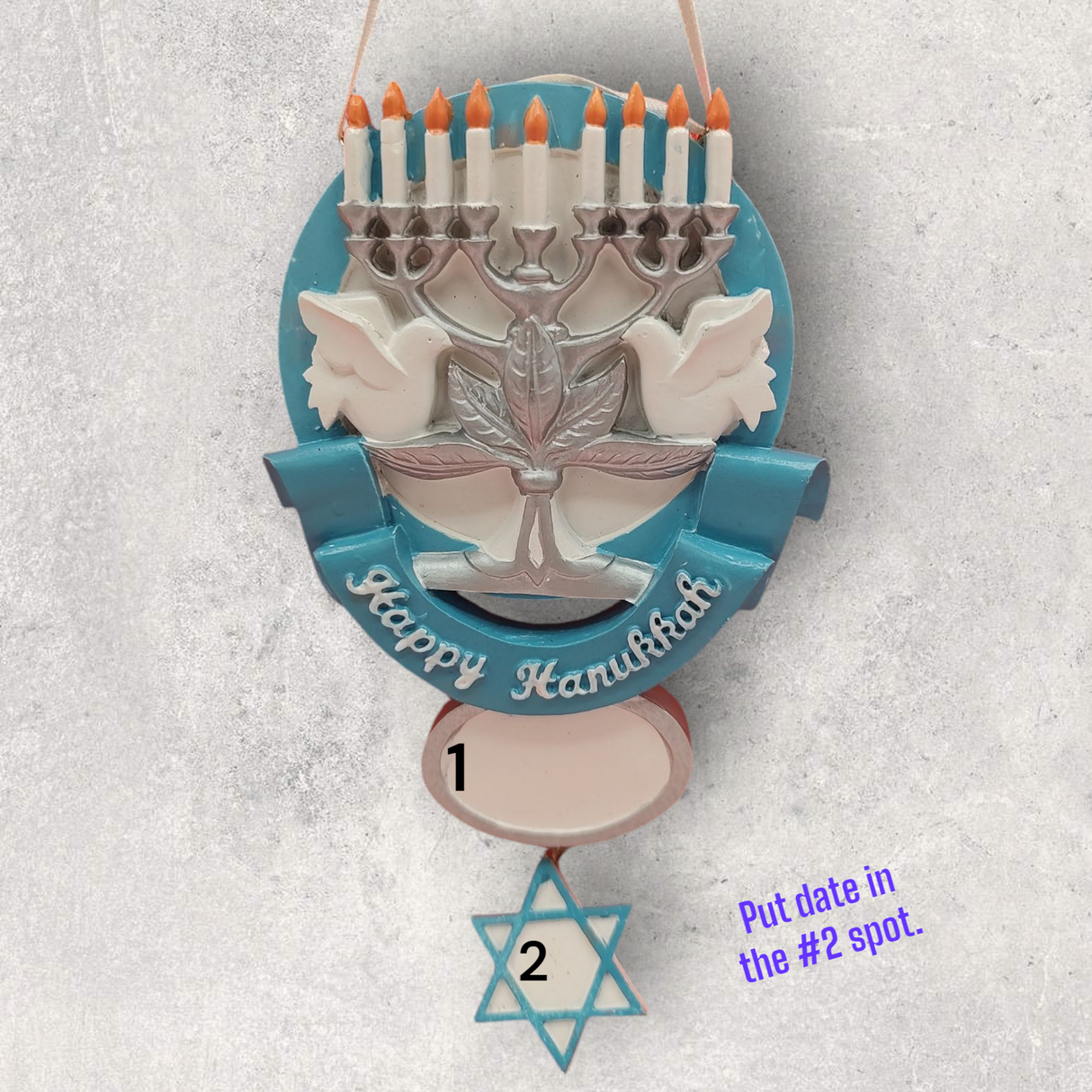 HANUKKAH Ornament - MENORAH