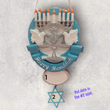 HANUKKAH Ornament - MENORAH