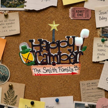 CAMPING Ornament with LANTERN / WORDS / MARSHMALLOWS