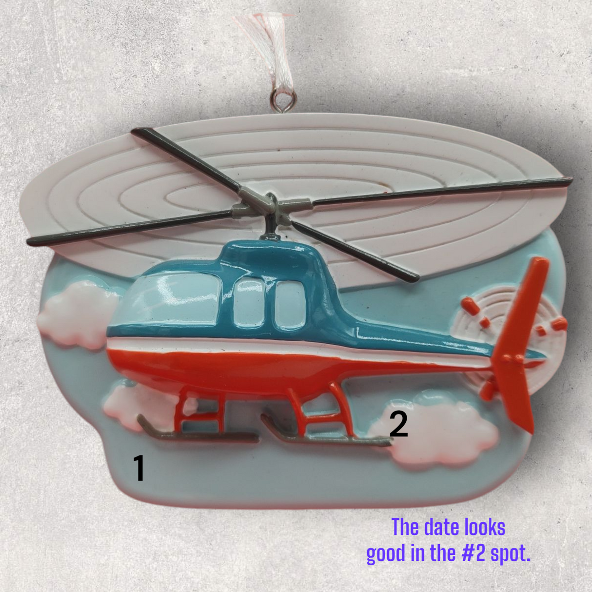 HELICOPTER Ornament
