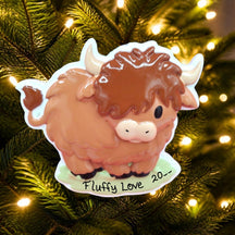 HIGHLAND COW Ornament