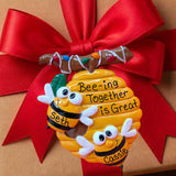 2 Honey Bees Ornament