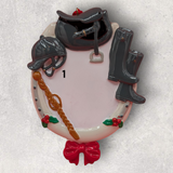 ENGLISH HORSE RIDING GEAR Ornament