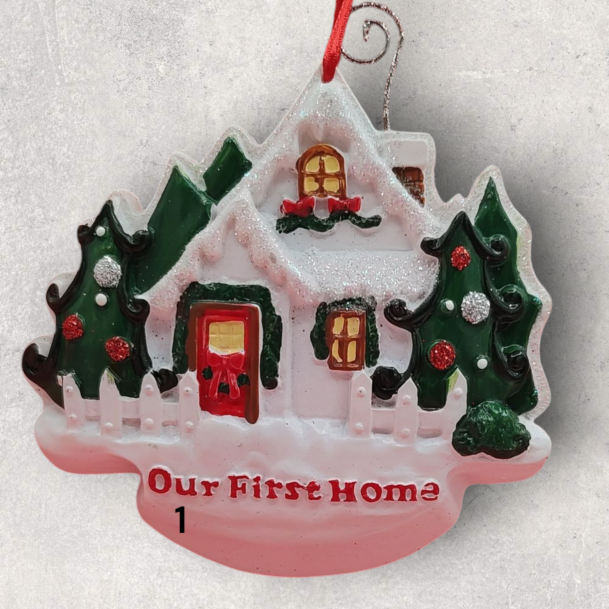 HOME Ornament - "OUR FIRST HOME"