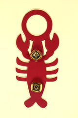 LOBSTER - LEATHER Doorknob Bell