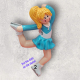 ICE SKATER Ornament - BLONDE FEMALE