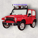 JEEP-LIKE Ornament - RED
