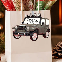 Jeep-Like Ornament - Gray