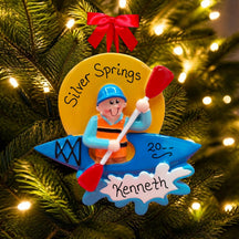 Kayak Ornament - Male