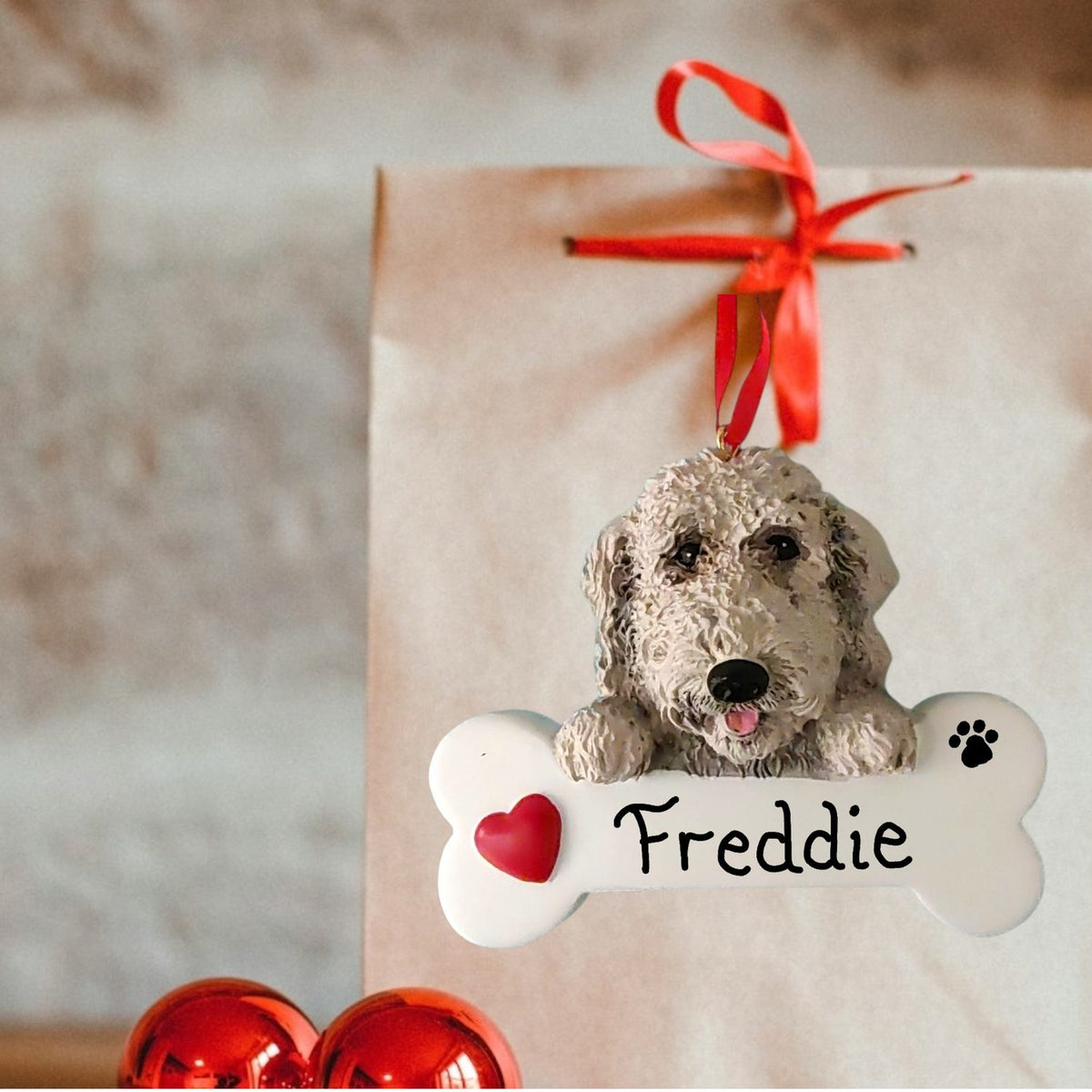 DOGS - LABRADOODLE - Bone