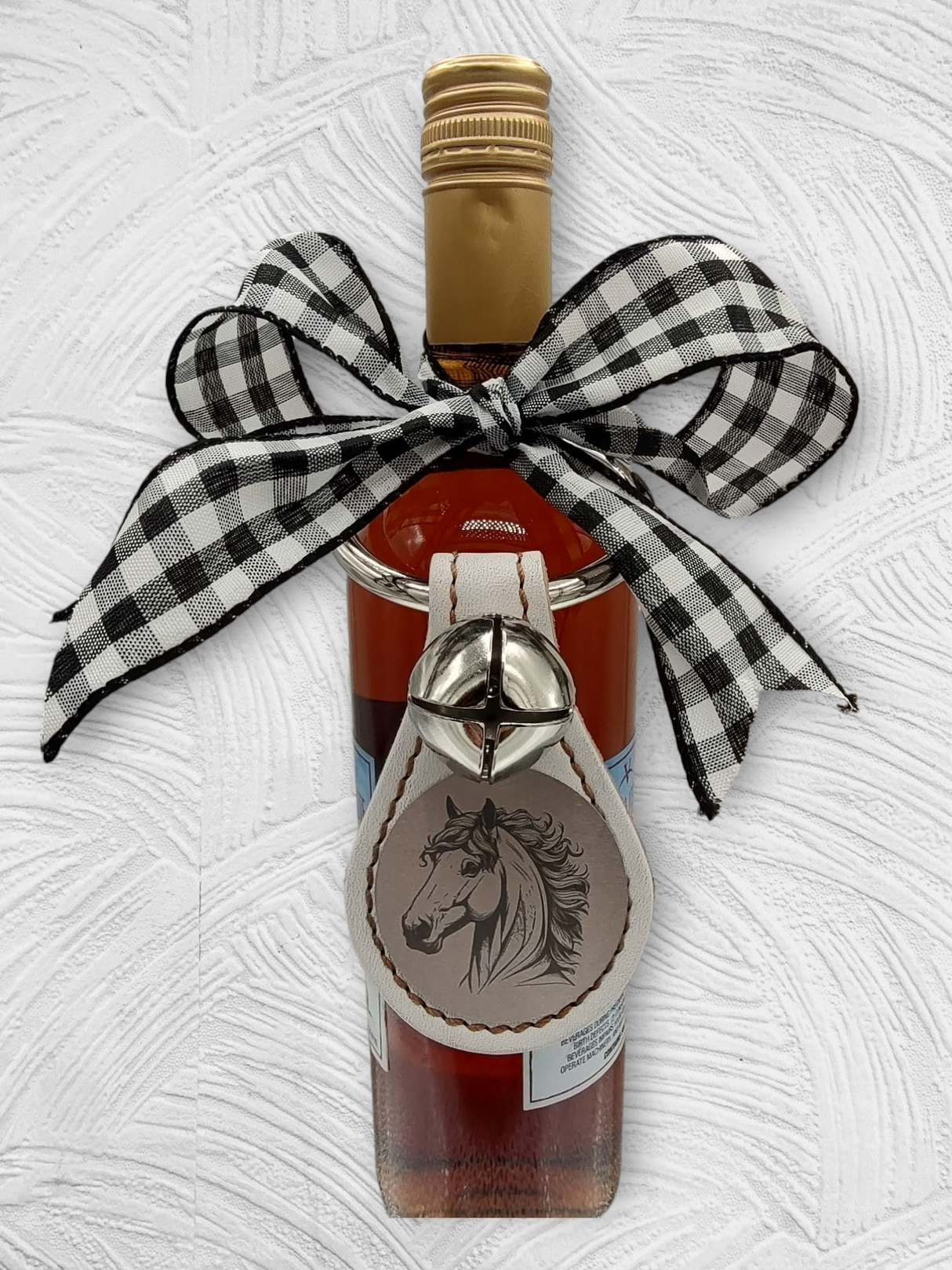 HORSE HEAD Image on Teardrop - 1 Bell