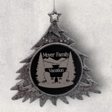 MOUNTAIN /OUTDOOR VACATION Ornament - 2-Sided Engraved - Personalizable