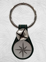 STAR of BETHLEHEM Disc on Leather Teardrop-1 Bell