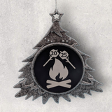 CAMPING Ornament - 2-Sided Engraved - Personalizable