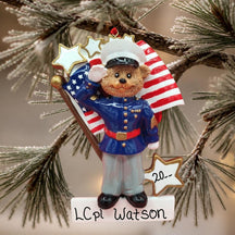 MARINE BEAR Ornament