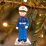 Marine in Dress Uniform Ornament