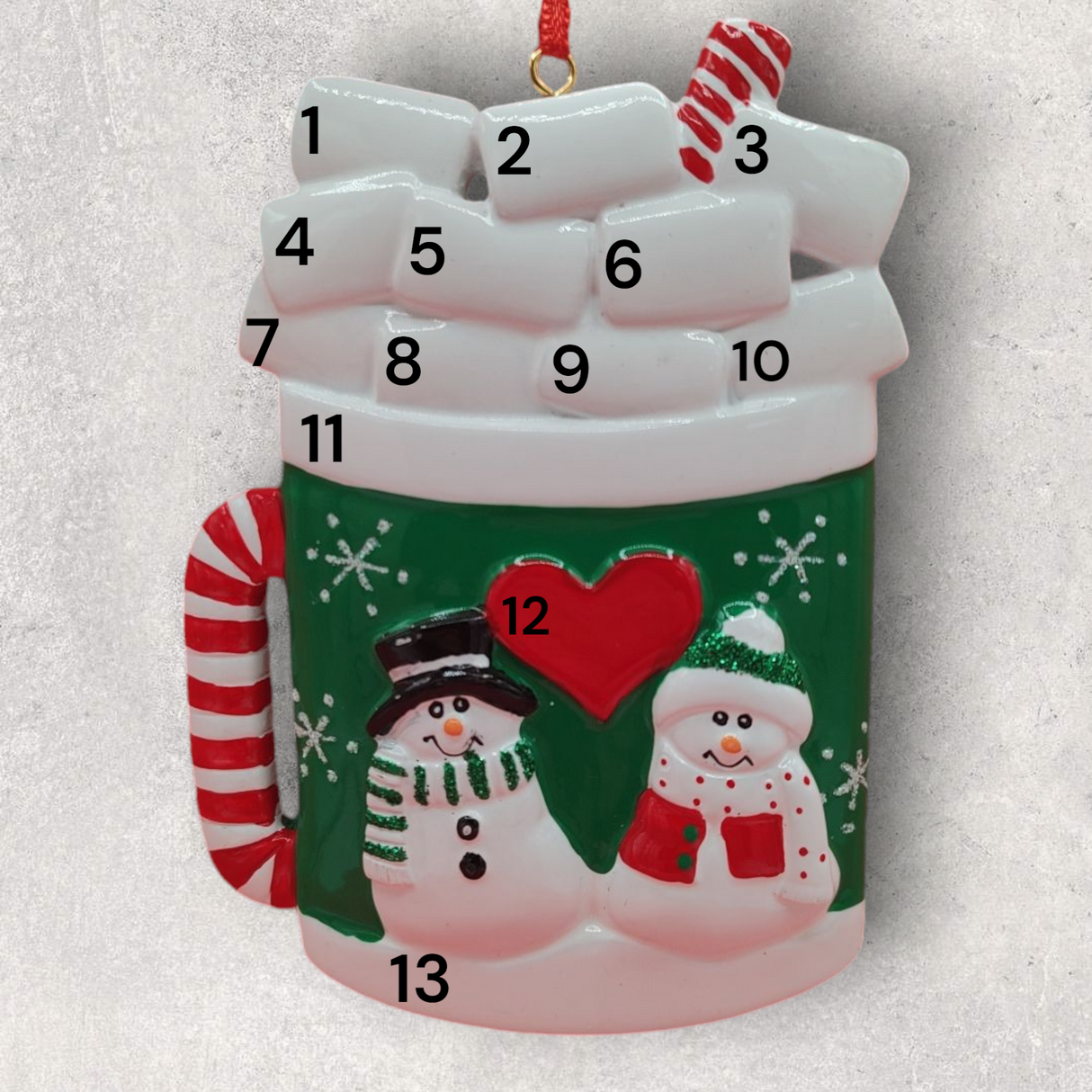 MARSHMALLOW MUG Ornament - LARGE GROUP POSSIBILITIES